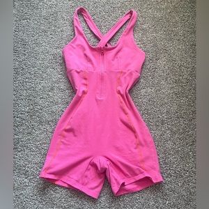 Super cute fitted pink romper